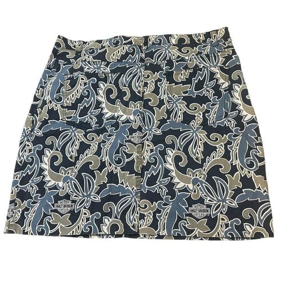 Harley Davidson Women's Multicolor Paisley Jacket And Skirt Set Medium/10 - Picture 14 of 16